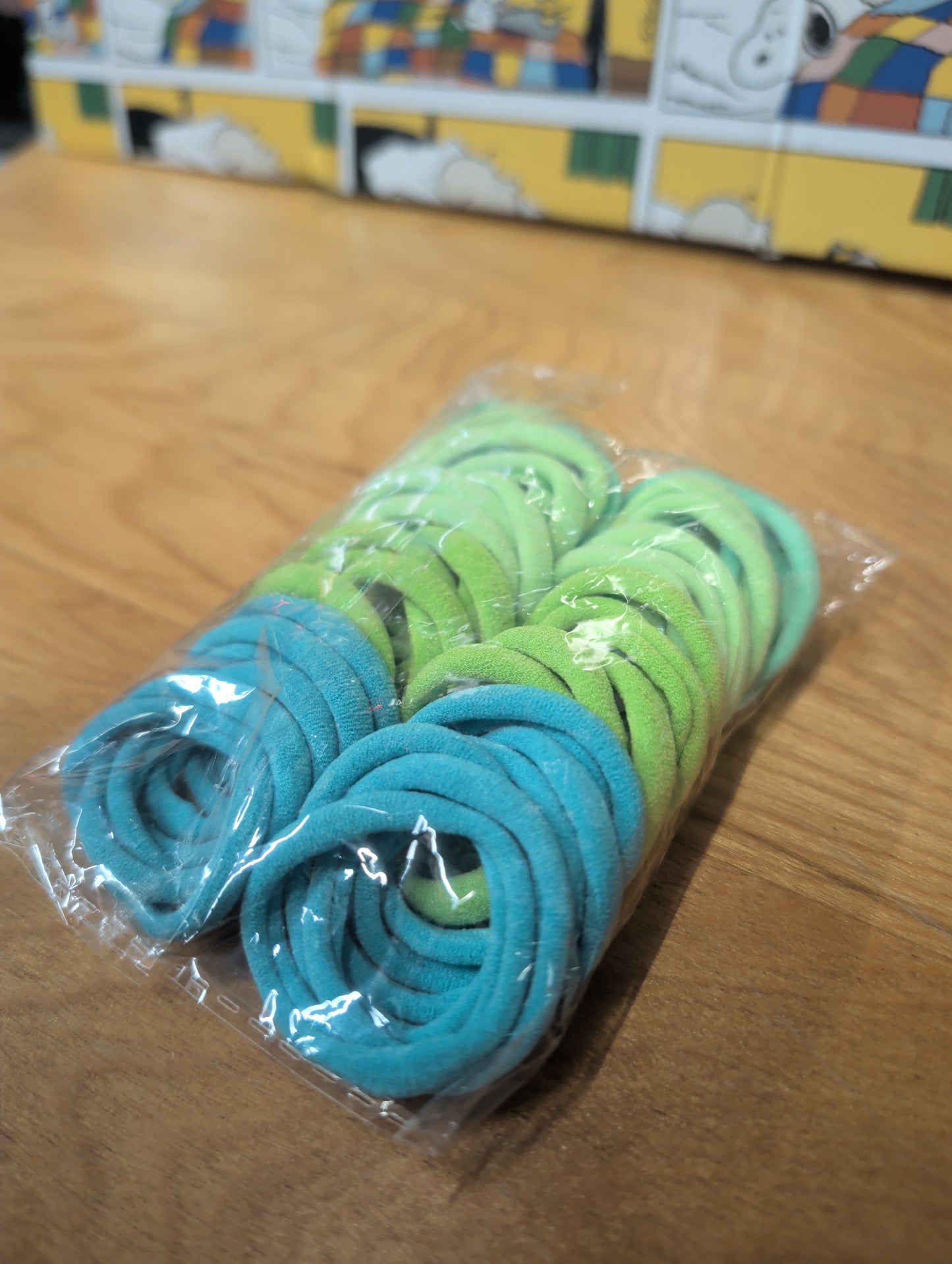 Colored hair Ties